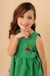 Vestido Linho Verde Cereja - comprar online
