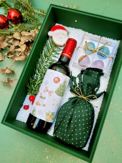 Box Mini Chocotone e Vinho na internet