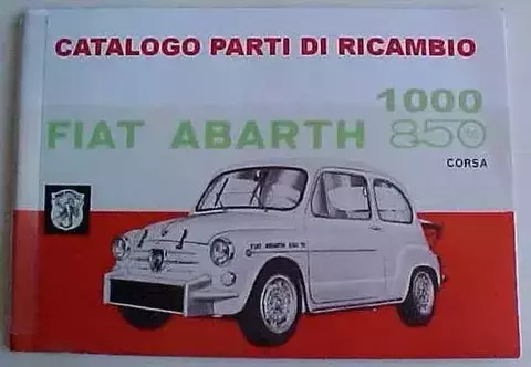 Fiat Abarth 850 & 1000 Catálogo Partes de Recambio