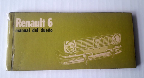 Renault 6 Manual del Dueño 1974