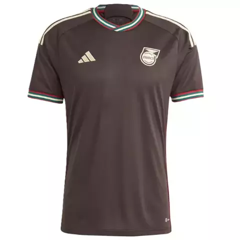 Camisa Seleção da Jamaica 24/25 Torcedor Masculina Adidas - Marrom