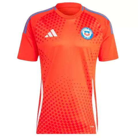 Camisa Seleção do Chile 24/25 Torcedor Masculina Adidas - Vermelha