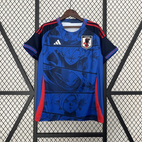Camisa Japão dragon ball 2024 Torcedor Adidas Masculina - Azul