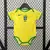 Body de bebê Seleção Brasileira 2024 Nike - Amarelo