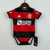 Body de bebê Flamengo Adidas - Vermelho e Preto