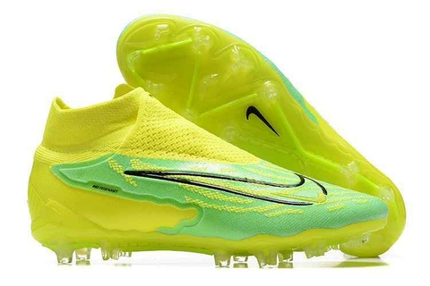 Chuteira de Campo NIKE Phantom GX Elite DF FG Amarelo/Verde