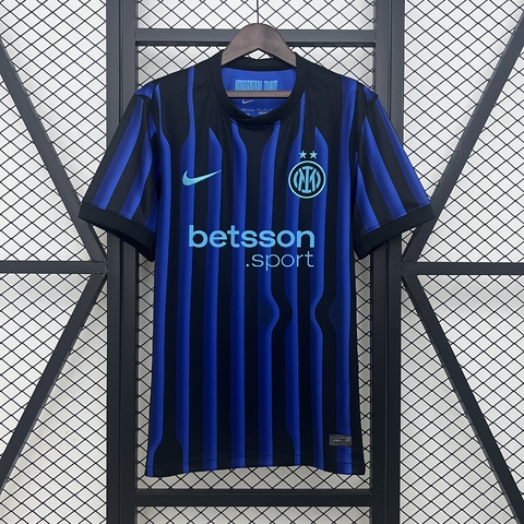 Camisa Inter de Milão 25/26 - Patrocínio Torcedor Nike Masculina - Azul