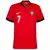 Camisa Portugal Ronaldo 7 Masculina 24/25 Torcedor Nike - Vermelha com detalhes em preto e verde na internet
