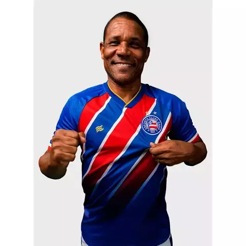 Camisa Do Bahia sem patrocínio Masculina Esquadrão 2024 - Tricolor