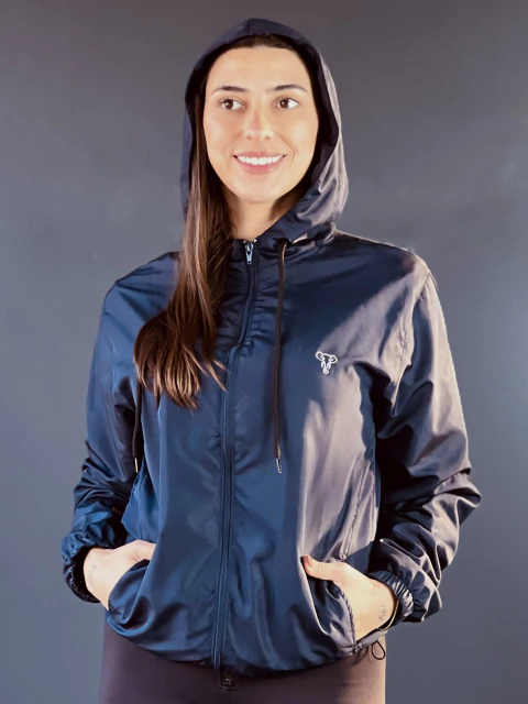 Corta Vento 100% Forrada Marinho - comprar online