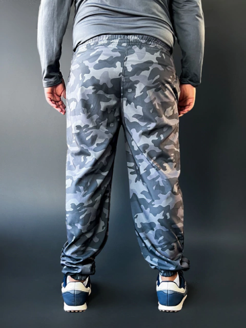 Calça Jogger Elastic Camuflada Escura - Plus - comprar online