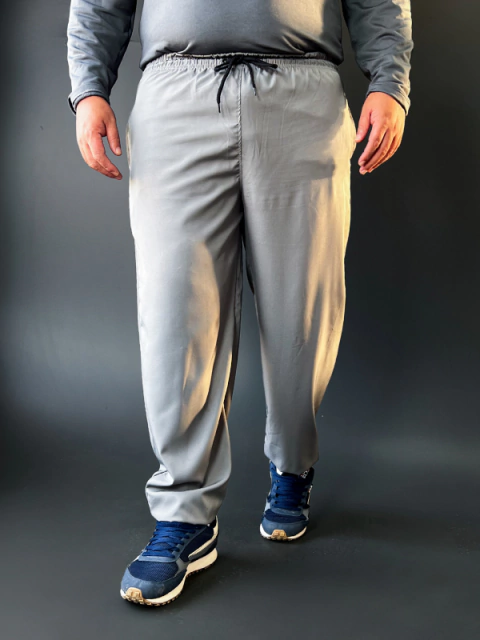 Calça Jogger Elastic Cinza - Plus - comprar online