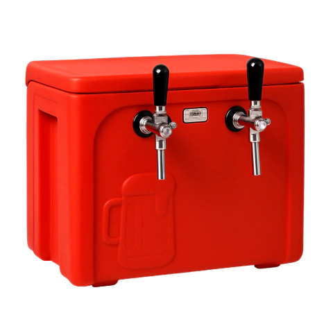 Chopera a Hielo Icefort Roja 28L - Disfrutá tu bebida siempre fría - comprar online