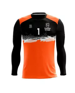 CAMISETA ADULTO FUTBOL/HANDBALL GOETHE SCHULE -ARQUERO NARANJA-