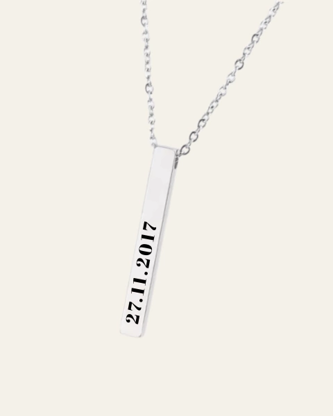 Collar barra personalizado con texto y/o código Spotify - comprar en línea
