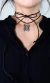 Collar arcangel de cordón con calavera - Craqué Tienda | Body Chains y Accesorios - Shop Gothic & Grunge Fashion, Accessories & Homewares 
