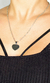 Collar de acero con dije de corazón liso - comprar online