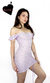 Vestido paisana coquette lila - comprar online