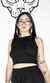 Lanch Crop top tachitas