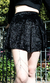 Mini falda plato velvet - Craqué Tienda | Body Chains y Accesorios - Shop Gothic & Grunge Fashion, Accessories & Homewares 