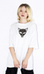 Remera blanca gato vengador