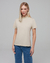 CAMISETA CAMYS EM ALGODÃO EGÍPCIO FRANCESCA BEGE ATACAMA
