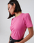 CAMISETA CAMYS EM ALGODÃO EGÍPCIO NEW PUFF ROSA BARCELONA - comprar online