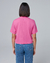 CAMISETA CAMYS BOXY TEE EM ALGODÃO EGÍPCIO ROSA BARCELONA na internet
