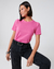 CAMISETA CAMYS EM ALGODÃO EGÍPCIO NEW PUFF ROSA BARCELONA