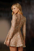 VESTIDO CURTO HELOÍSA DOURADO - Talencce