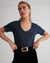 CAMISETA CAMYS EM ALGODÃO EGÍPCIO SALVA LOOKS MIDNIGHT BLUE - comprar online