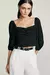 BLUSA AMELIA - MARROM ESPRESSO - Talencce