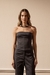 CORSET PERAL COM ILHOSES LALIBELA - PRETO - loja online