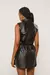 VESTIDO DE COURO BOLSO FRONTAL AMARRAÇÃO ANIMALE - PRETO na internet