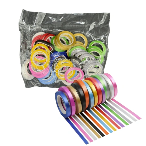 CINTA 5mm PARA GLOBOS X5mts PACK x50 UNIDADES