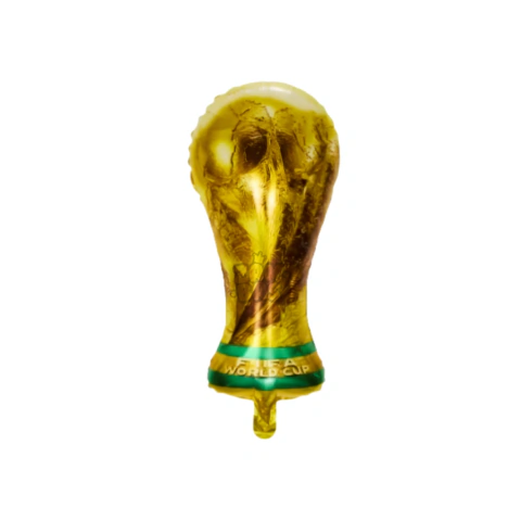 GLOBO METALIZADO SILUETA COPA DEL MUNDO 50X20CM