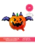 GLOBO SILUETA CALABAZA MURCIELAGO 35x85cm