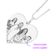 Colar Memories Medalha Coração 2.2cm com Foto Gravada - loja online