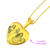 Colar Memories Gold Personalizável Medalha Coração 18mm na internet