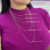 Escapulário Memories Personalizado 60cm Foto e Texto Corrente Groumet - Belíssima Pratas
