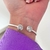 Pulseira Rígida Bracelete Círculos Cravejados