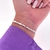 Pulseira Fio Cardano com Bolas e Canutilhos 17cm + 3cm de Extensor