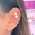 Piercing Fake Conch Duplo com Bolas na internet