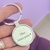 Chaveiro Memories Redondo Personalizado com Foto ou Texto - comprar online