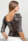 Remera Olivia animal print