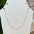 Corrente Singapura 42CM Banhada a Ouro