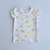 Blusa Básica em Cotton Manga curta Floral Off white e Amarelo - comprar online