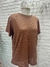 Blusa Tânia - Marrom Café - comprar online