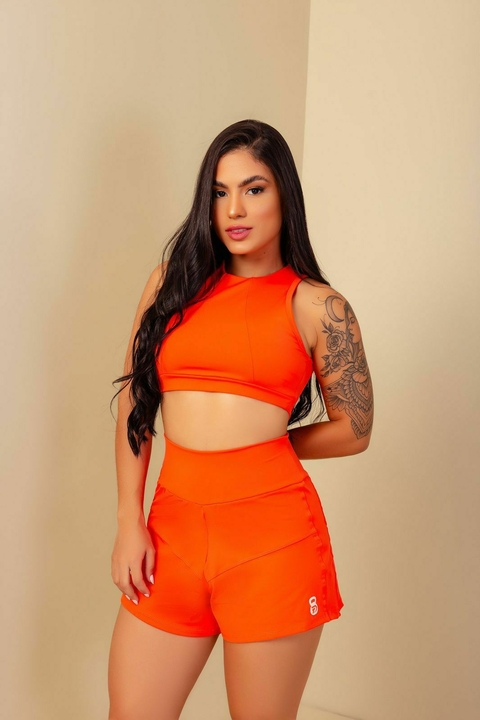 Conjunto Paula - Laranja Fringe - comprar online