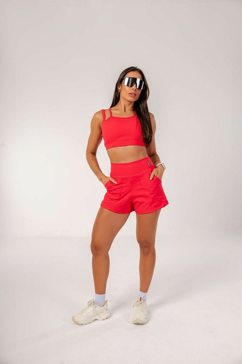 Conjunto Waleska Vermelho - comprar online